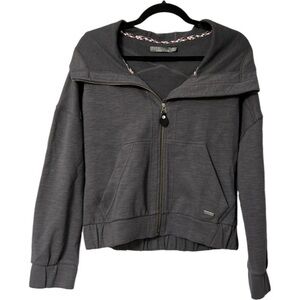 Gray Women's Zip-Up Hoodie
